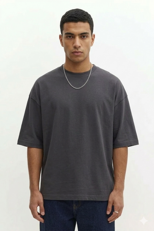Dark Gray Oversize T-shirt